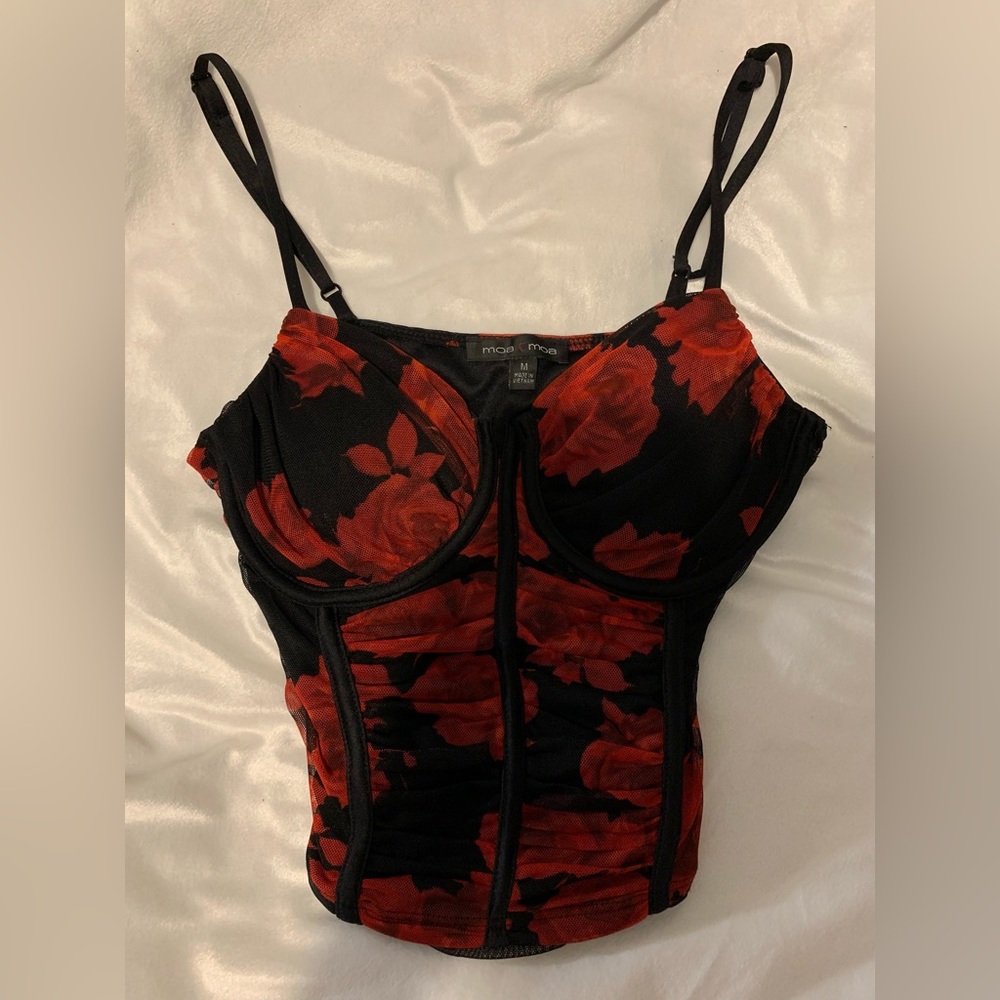 Moa Moa Floral Corset